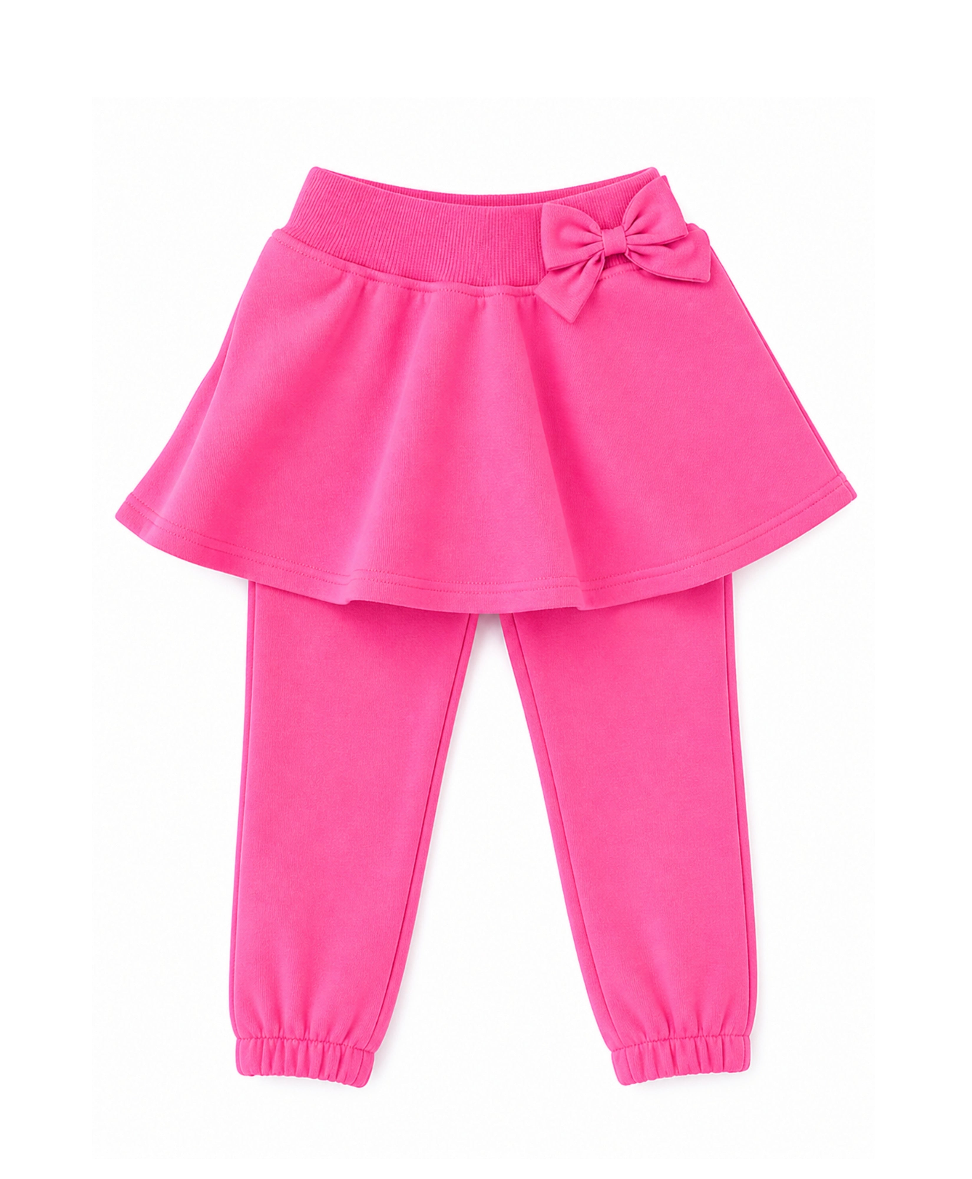Hot Pink Skirted Bow Jogger