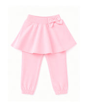 Pink Skirted Bow Jogger