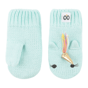Baby/toddler Knit Mittens - Allie The Alicorn