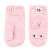 Baby/toddler Knit Mittens - Beatrice The Bunny