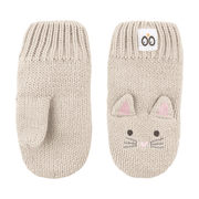 Baby/toddler Knit Mittens - Kallie The Kitten