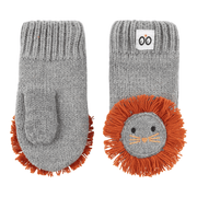 Baby/toddler Knit Mittens - Leo The Lion
