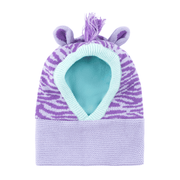 Baby/toddler Knit Balaclava Hat - Ziggy The Zebra
