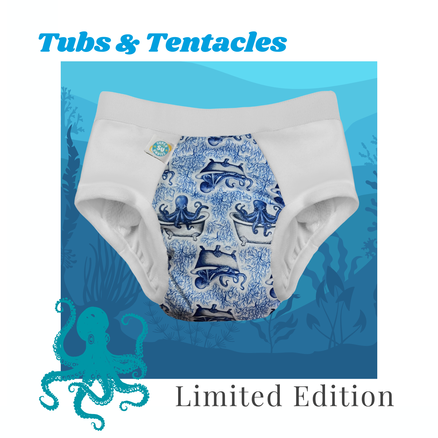 The 3-in-1 Waterproof Undies; A Diaper, Trainer And Swim Diaper In 1