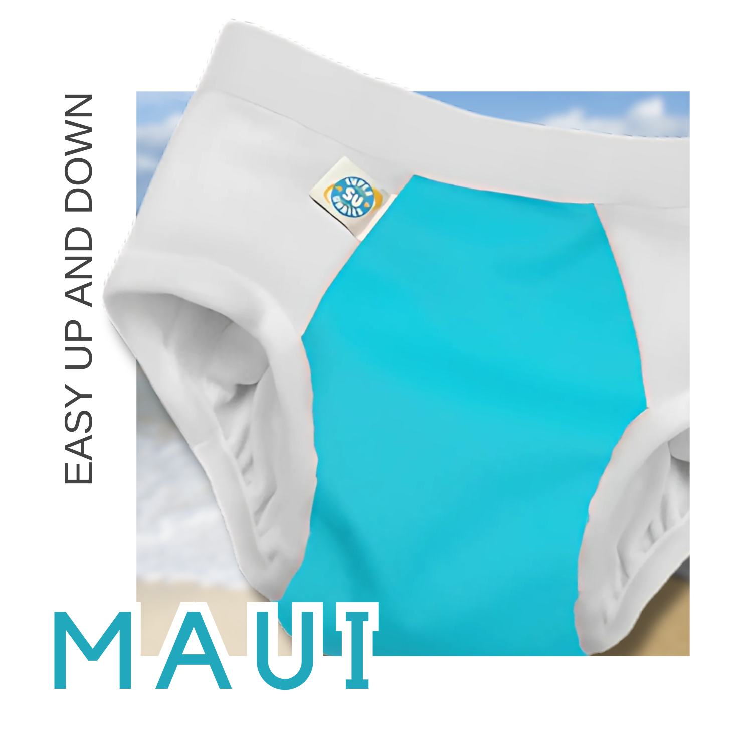 The 3-in-1 Waterproof Undies; A Diaper, Trainer And Swim Diaper In 1