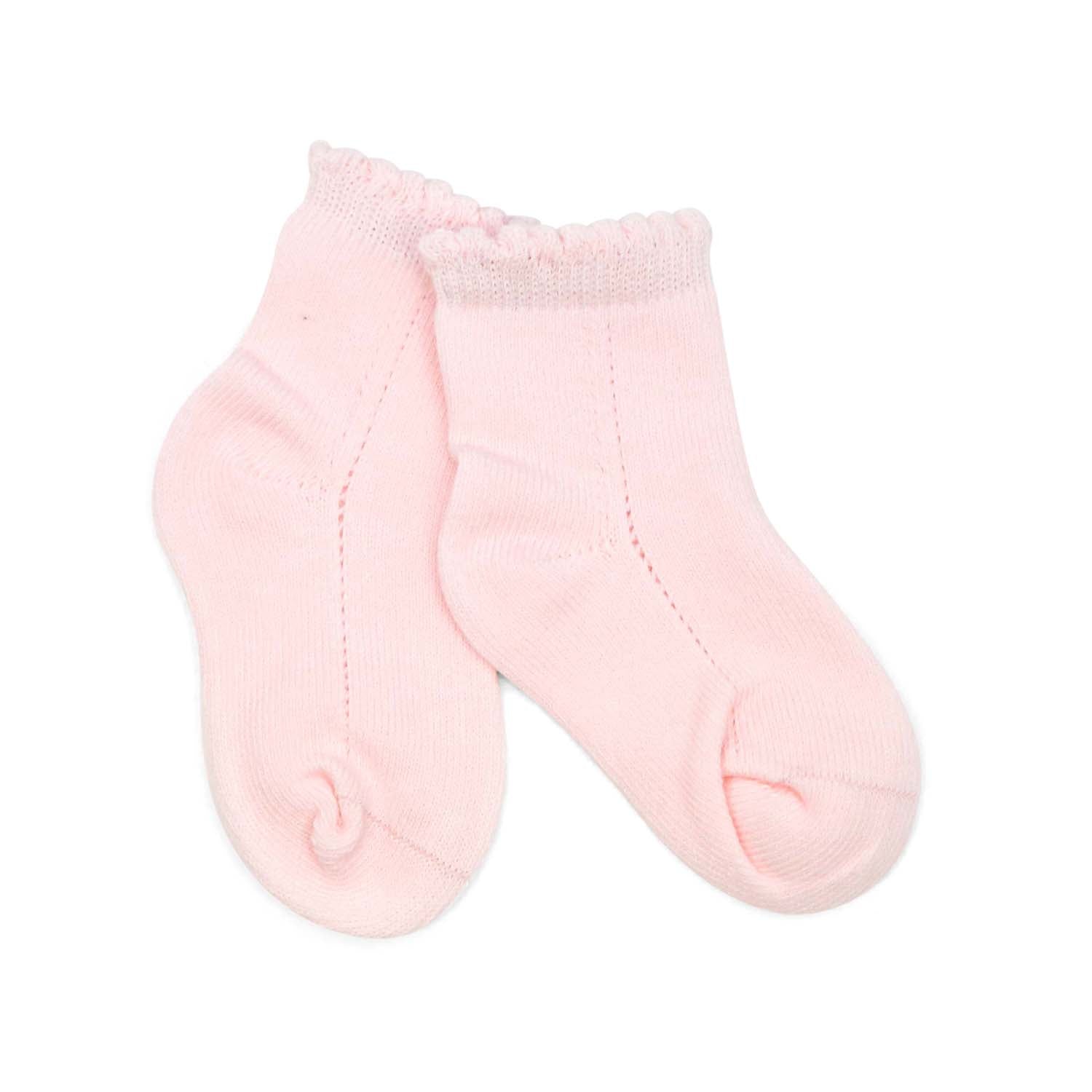 Openwork Ankle Sock (pink)