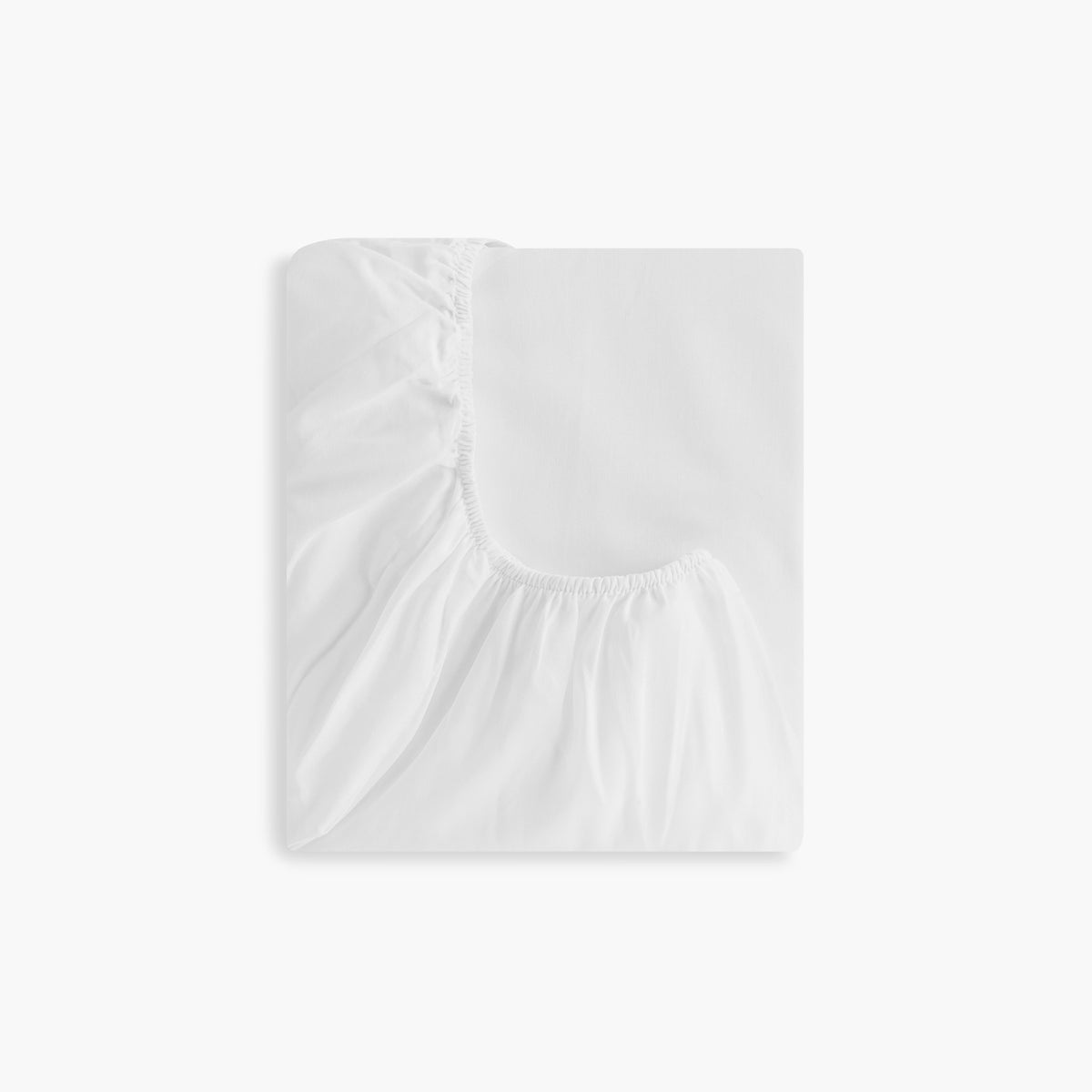 Solid Crib Sheet - White