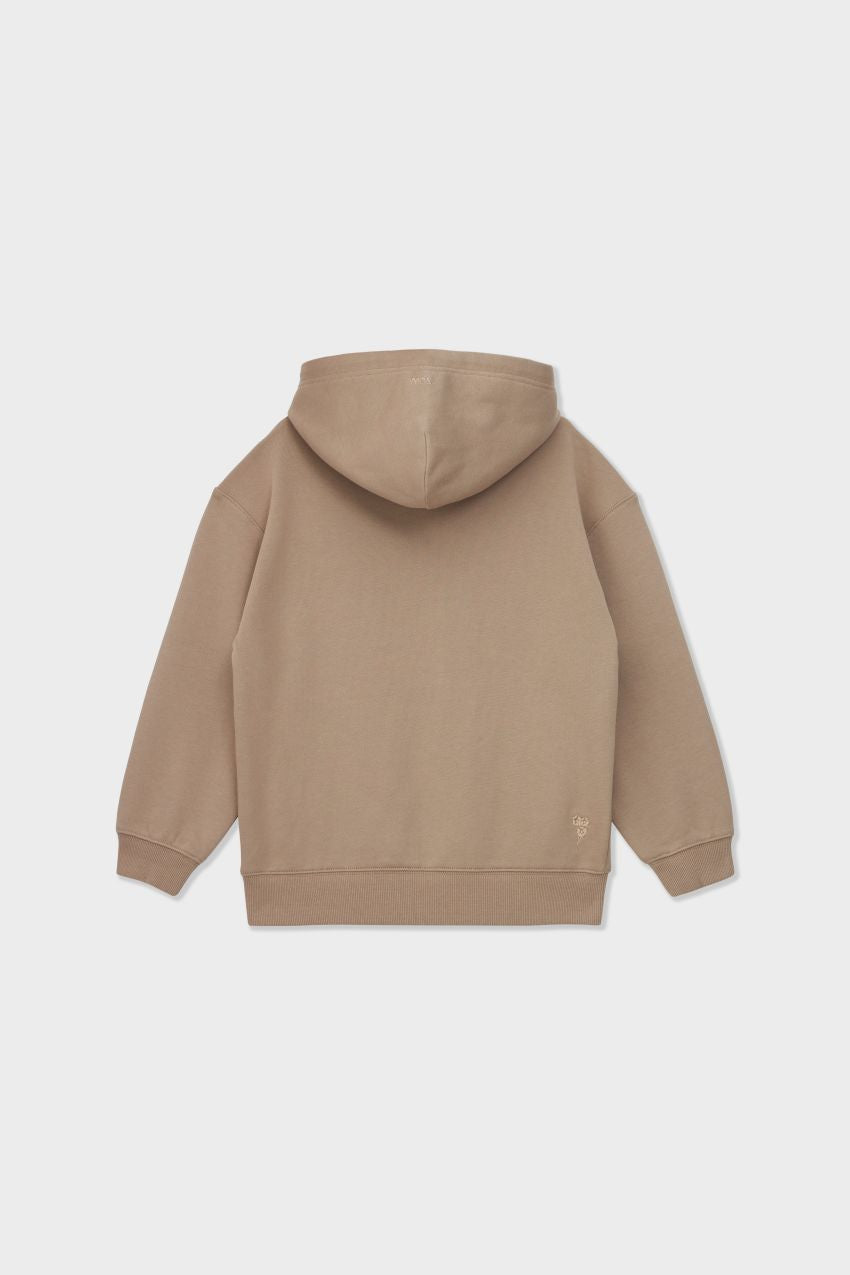 Relaxed Organic Cotton Hoodie With Print