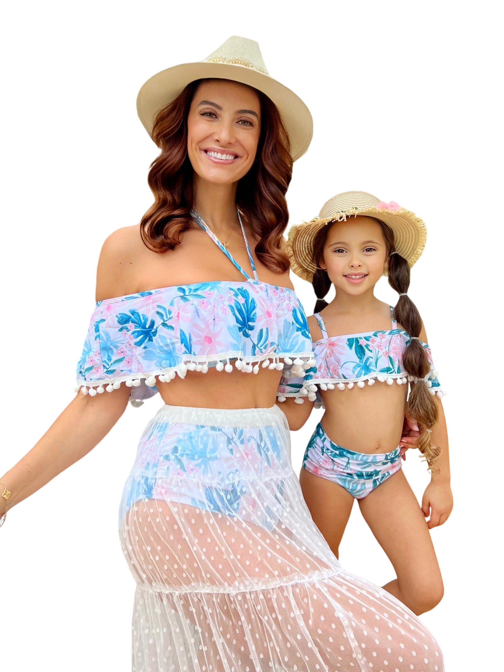 Mommy And Me Under The Palms Two Piece Swimsuit