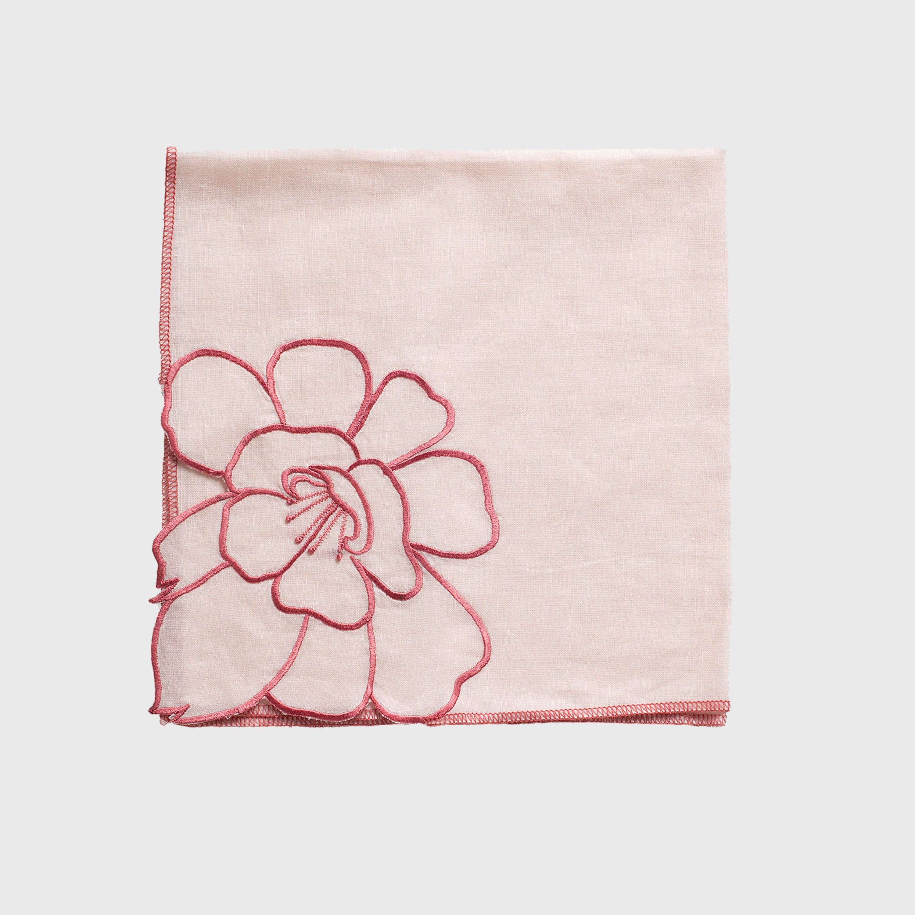 Peony Dinner Napkins, Set Of Two