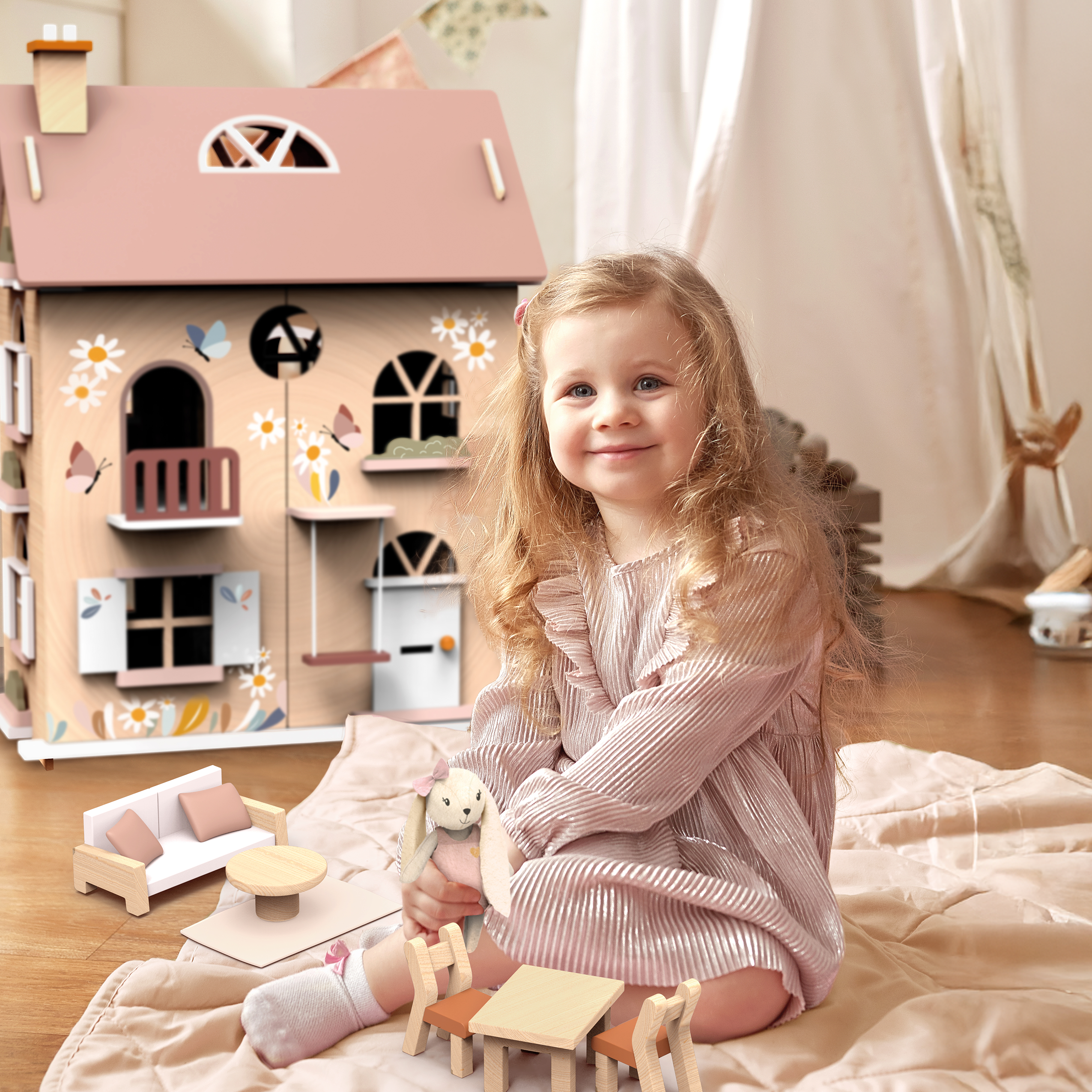 Flowers Cottage W/starter Set Incl. 1 Character