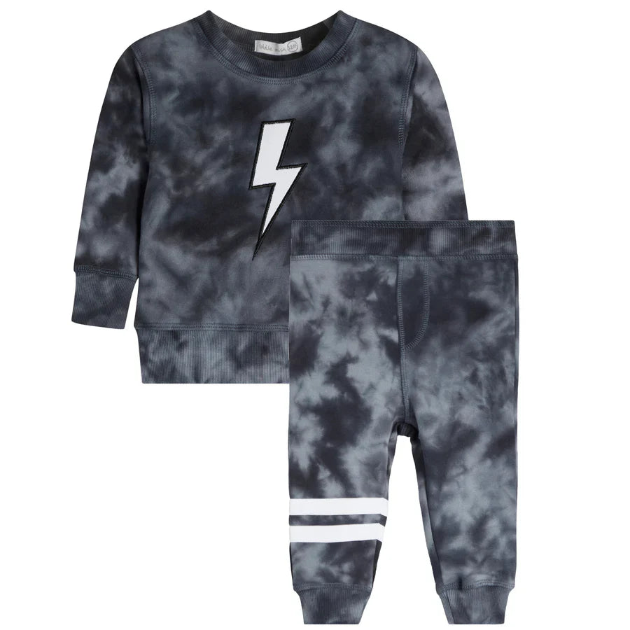 Baby Tie Dye Sweat Set - Bolt And Stripe