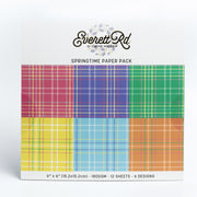 Spring Plaids 6x6 Paper Pack Everett Rd. By Cathe Holden