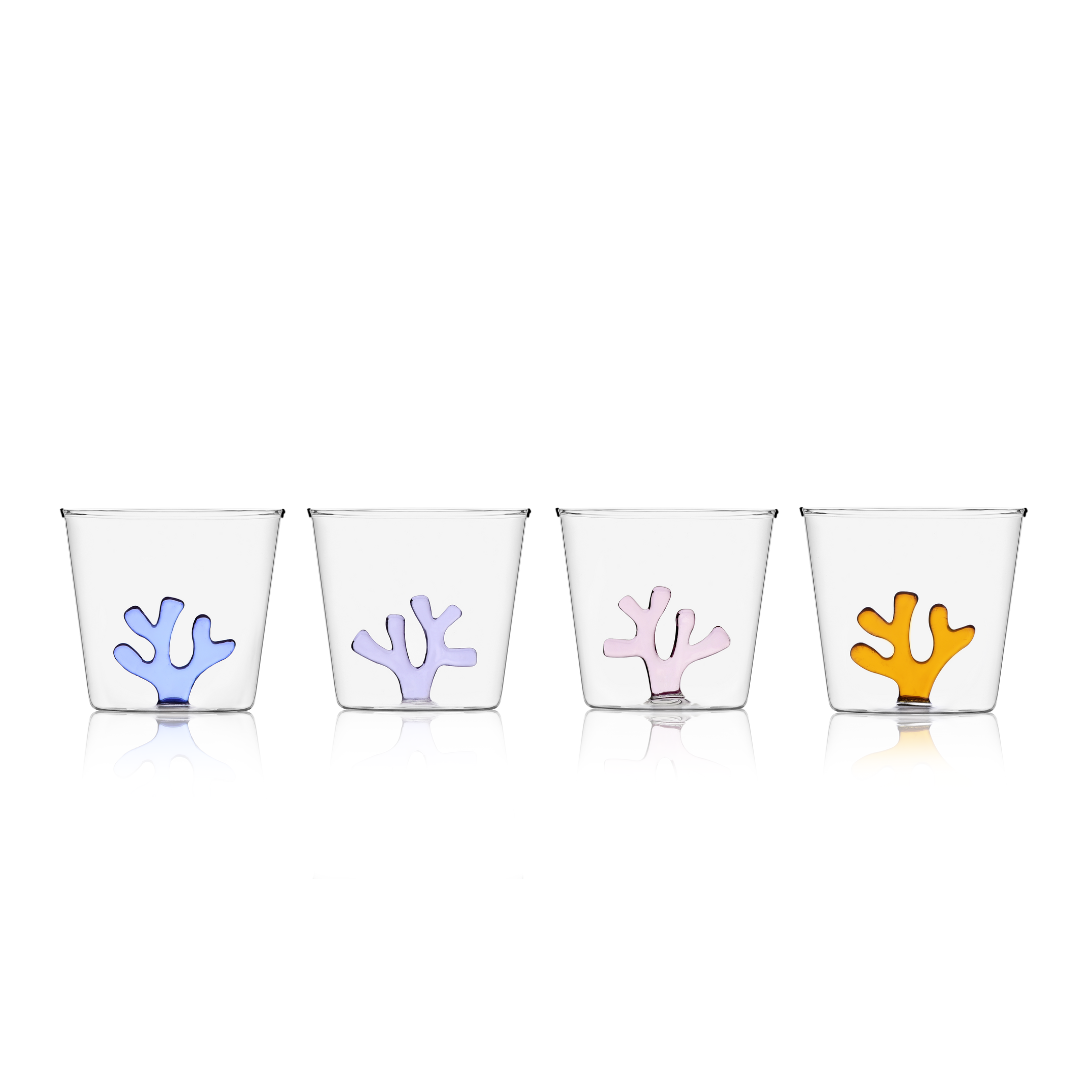 Whimsical Water Tumbler Glasses