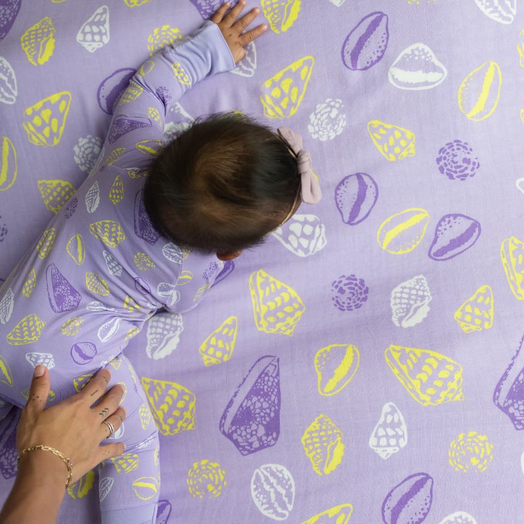 Shell Pop Muslin Swaddle Blanket