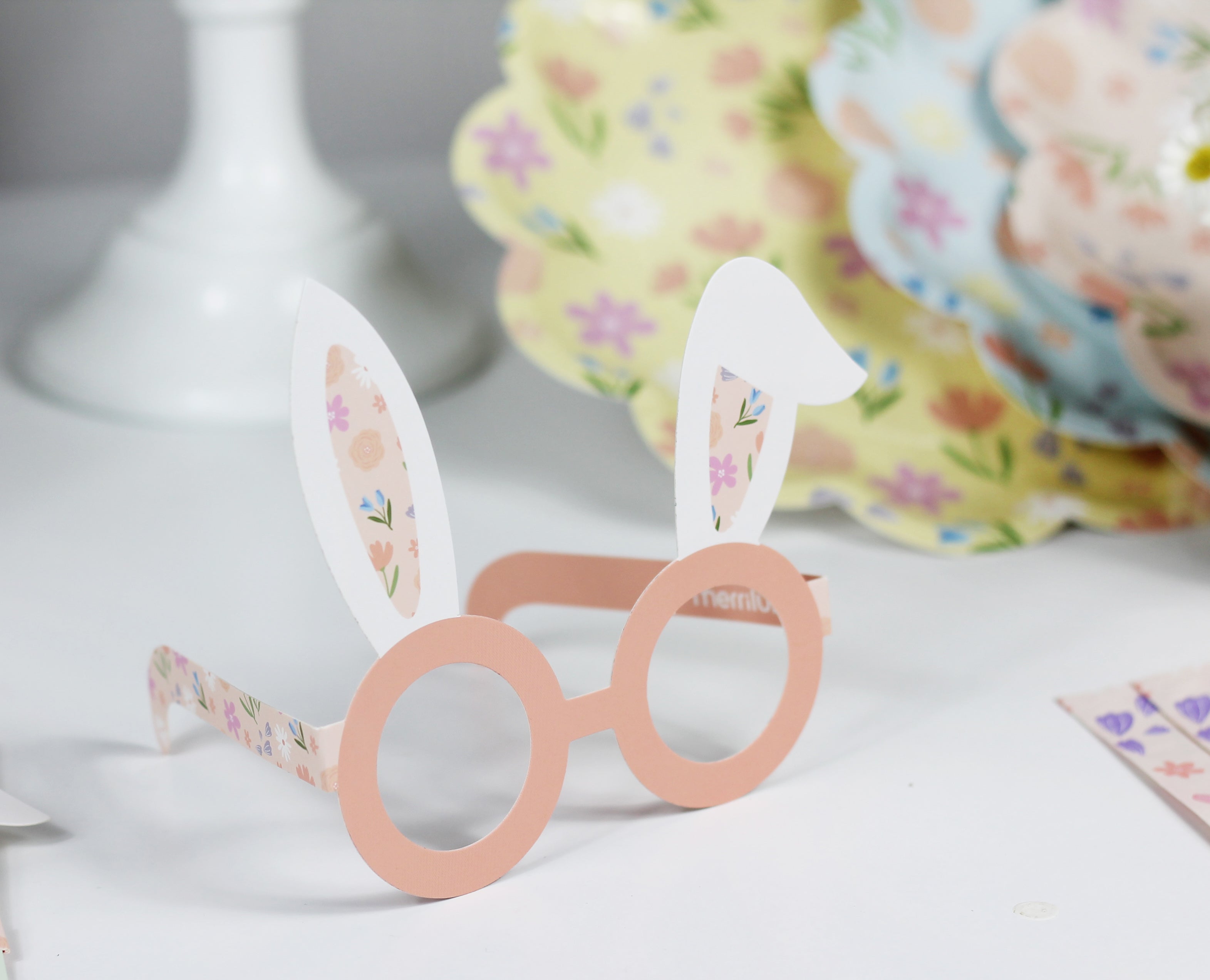 Spring Party Bunny Glasses, 6 Ct