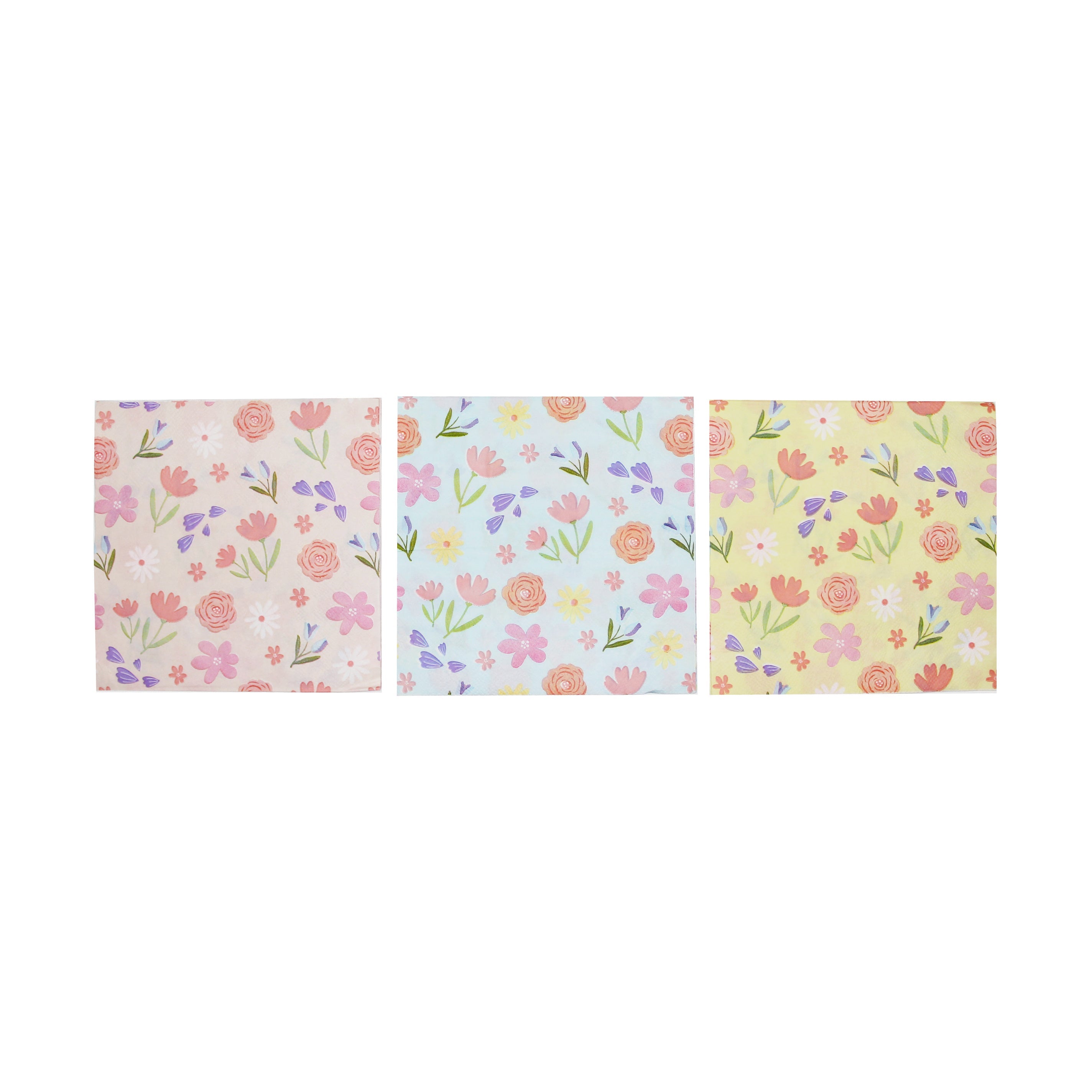 Spring Party Floral Napkins, 24 Ct