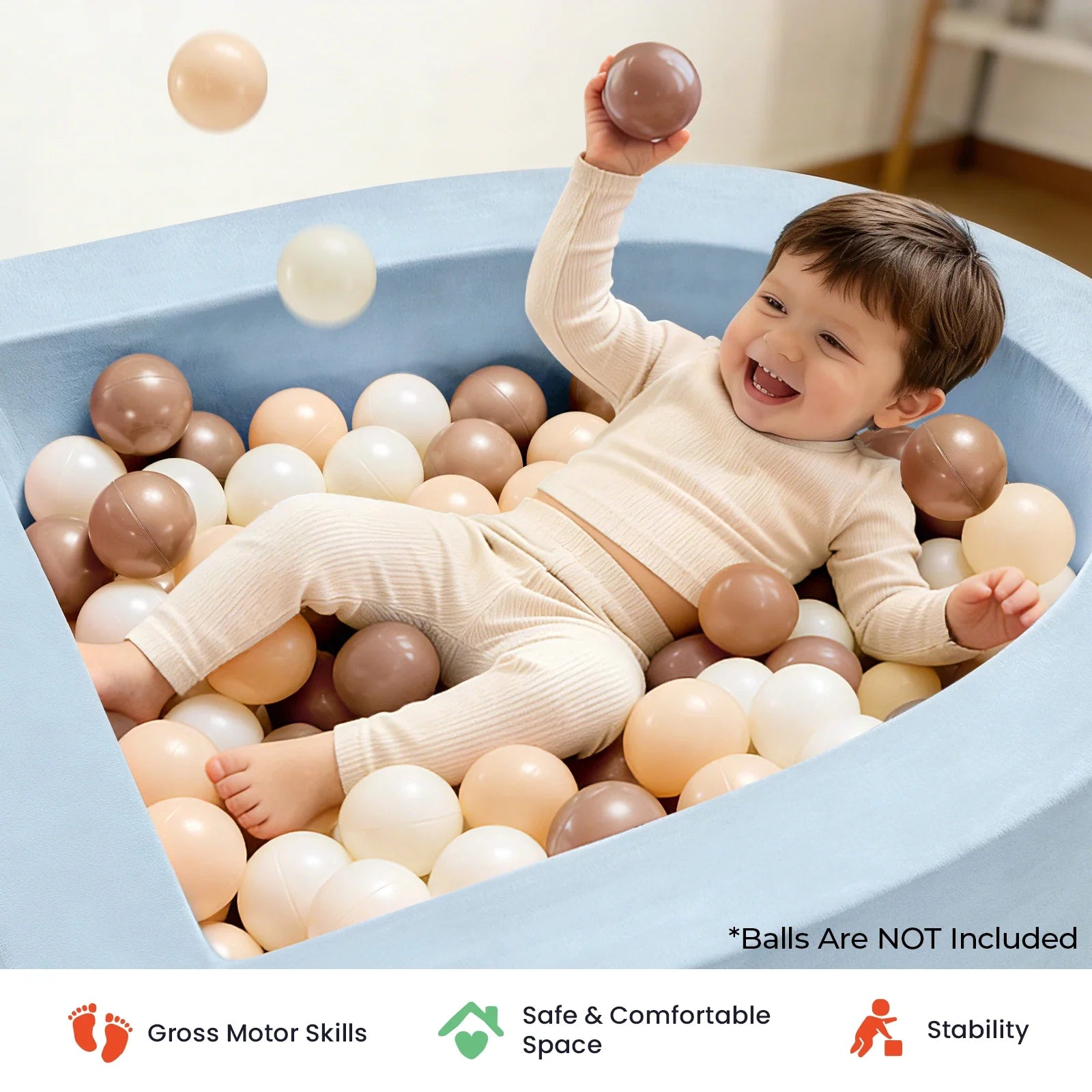® Playnest Soft Foam Ball Pit - Balls Not Included