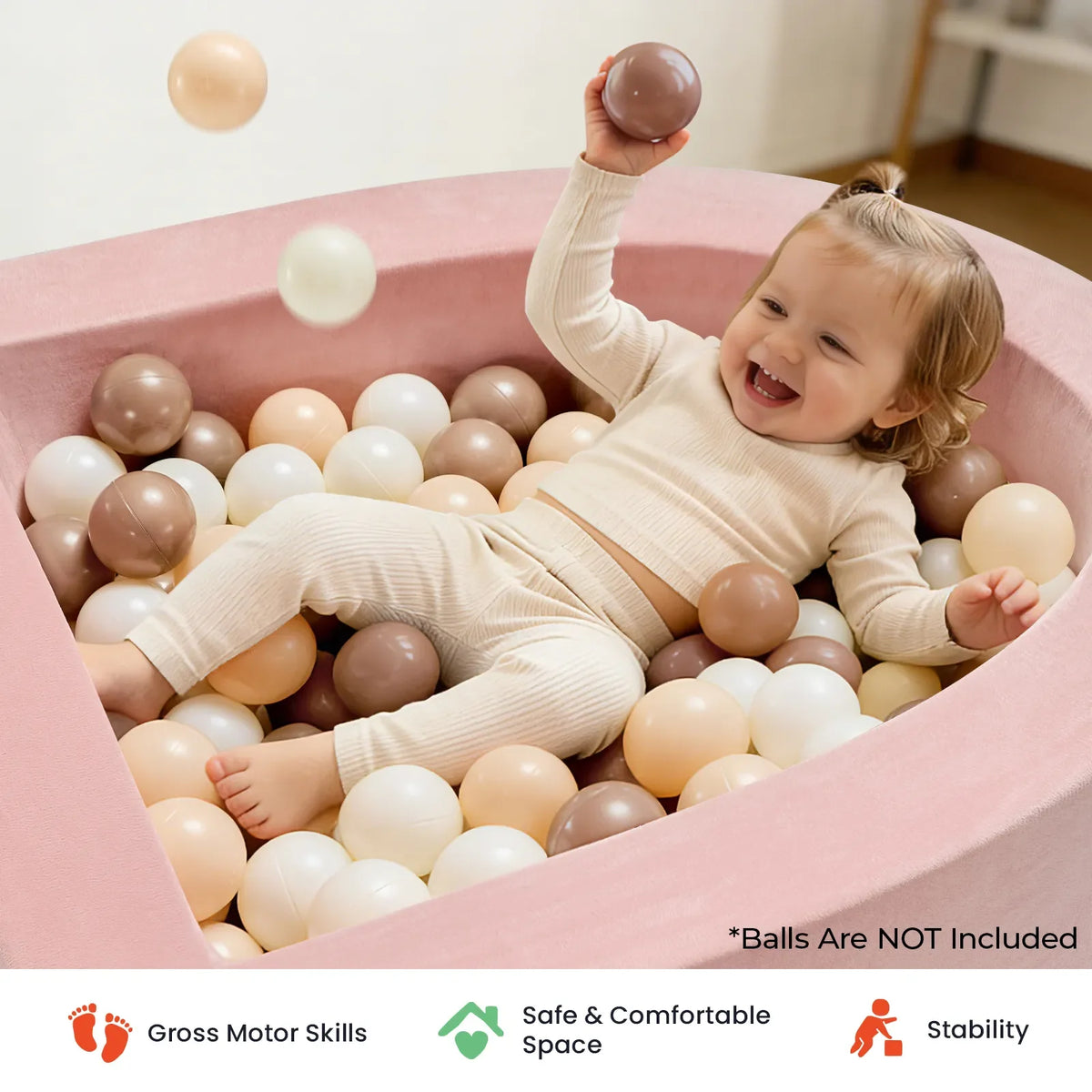 ® Playnest Soft Foam Ball Pit - Balls Not Included