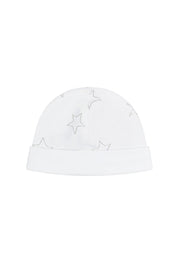 Grey Stars Print Hat