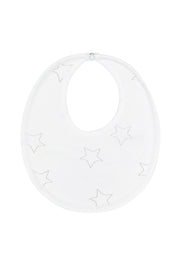 Grey Stars Print Bib