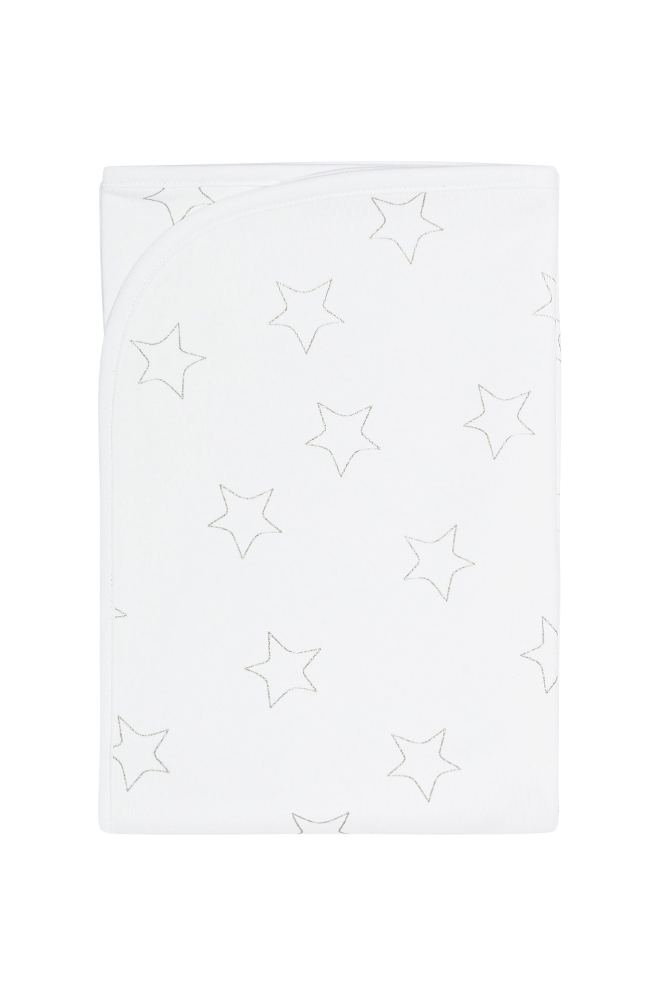 Grey Stars Print Blanket