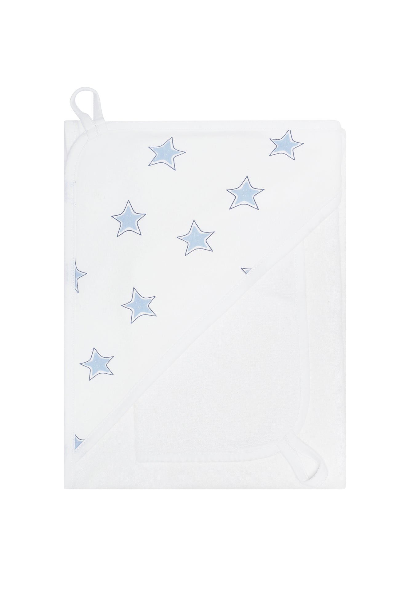 Blue Stars Print Towel Set