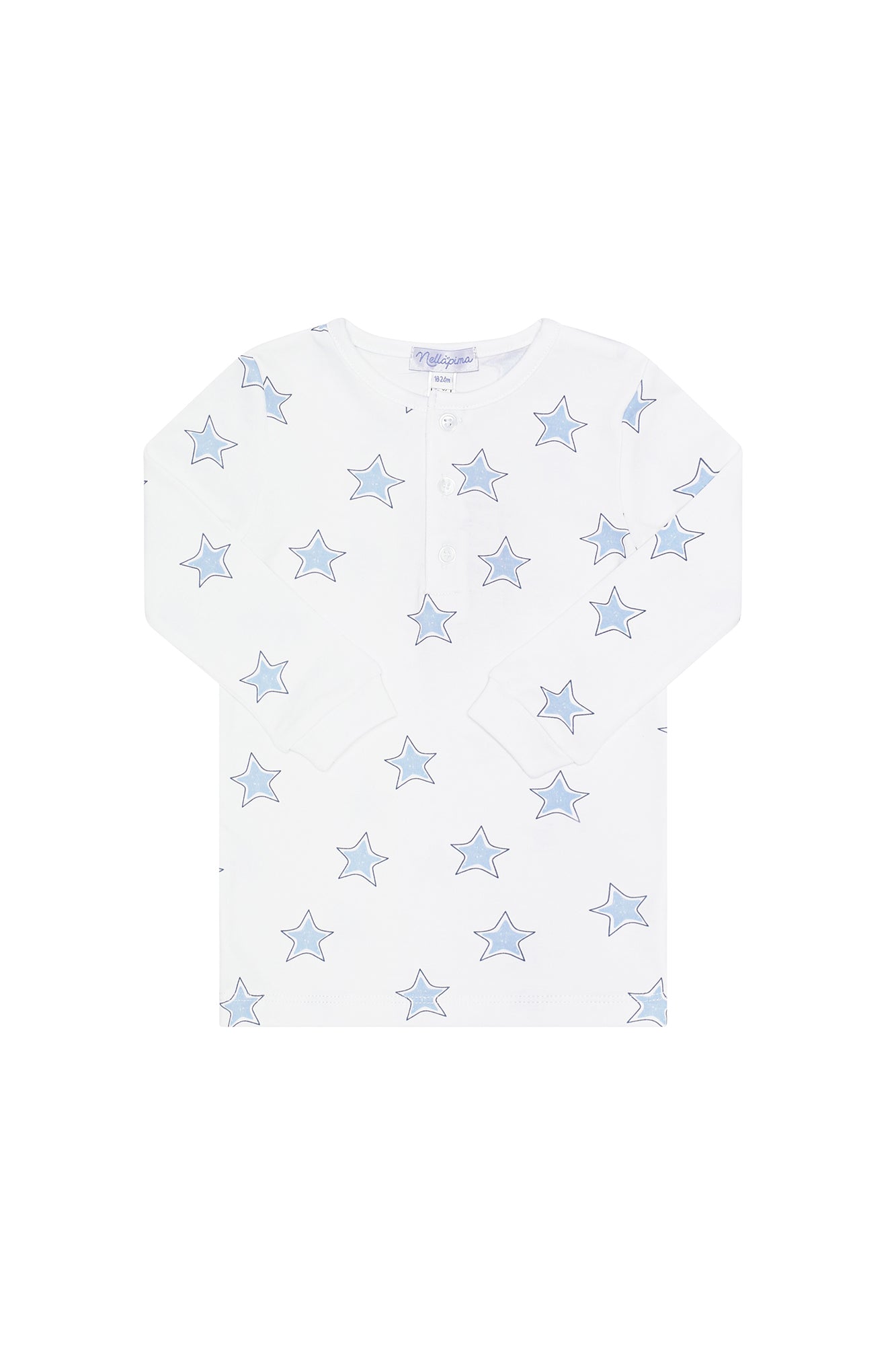 Blue Stars Print Pajama