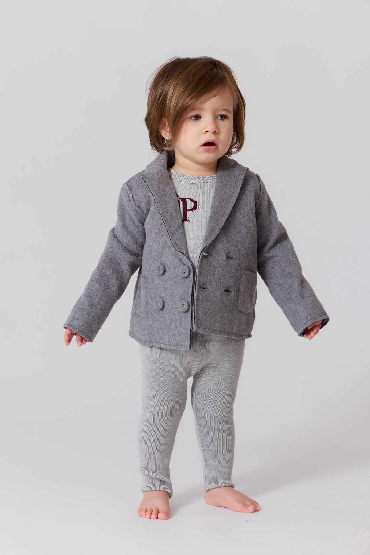 Oscar Knit Set - Cranberry