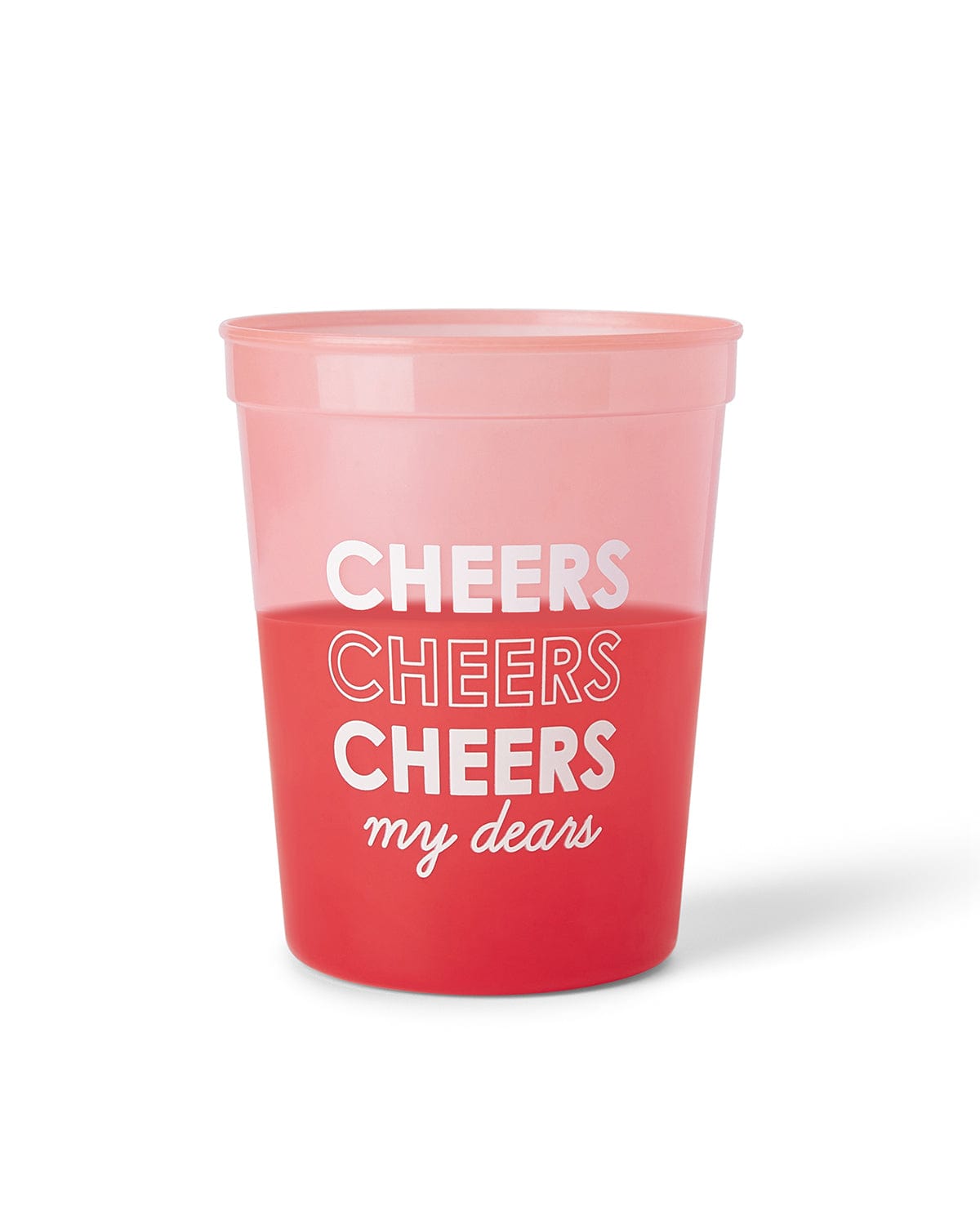 Cheers My Dears Color Changing Reusable Cups (set Of 10)