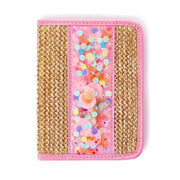 Woven Confetti Passport Holder