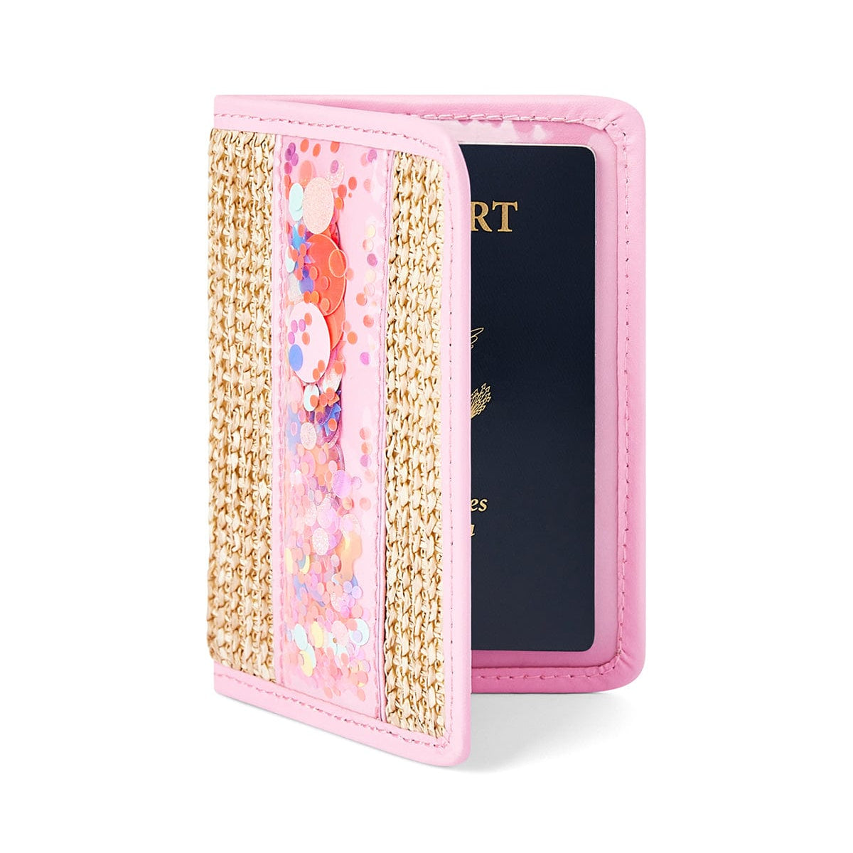 Woven Confetti Passport Holder