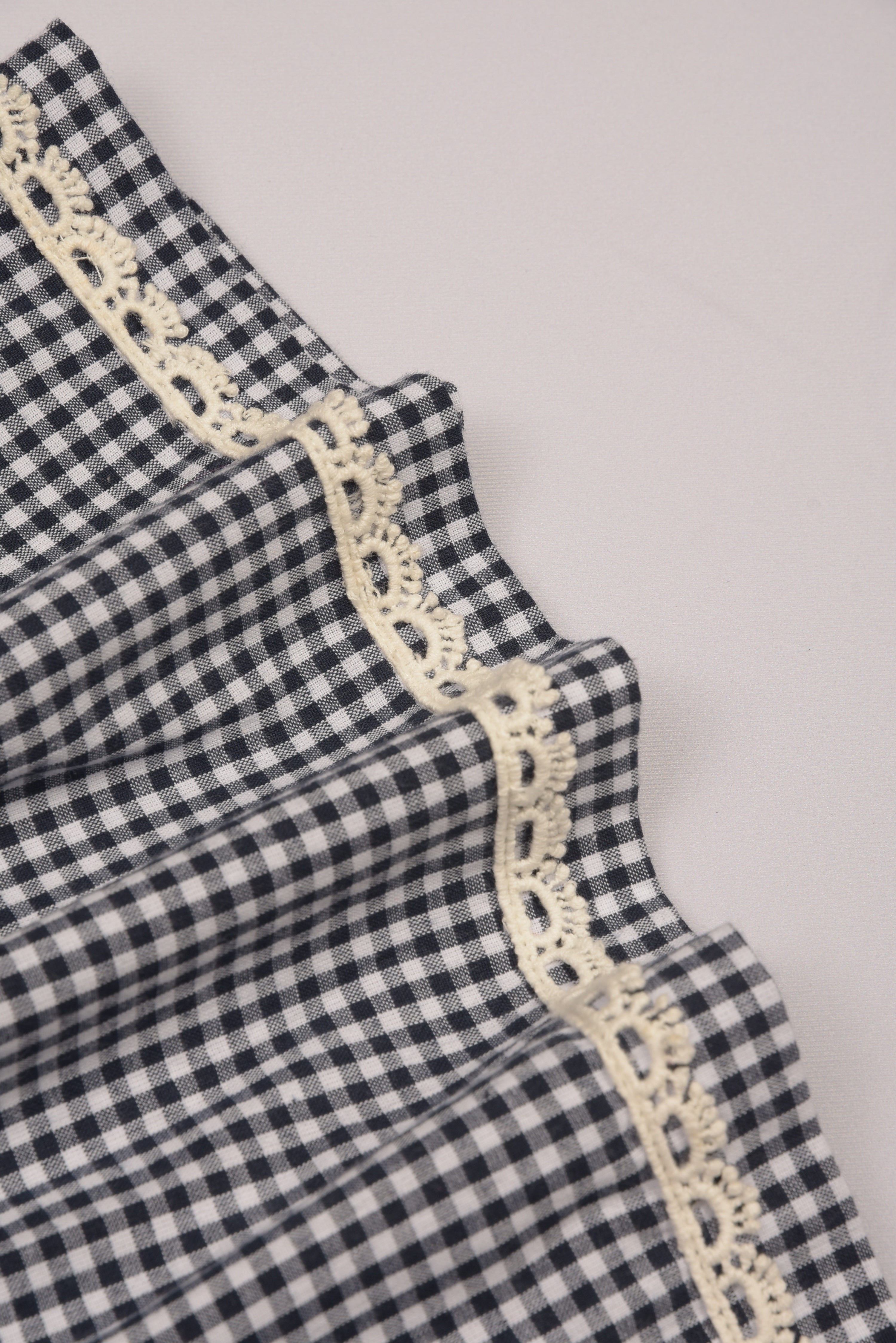 Embroidered Yoke Eith Ruffle Sleeves  Dress