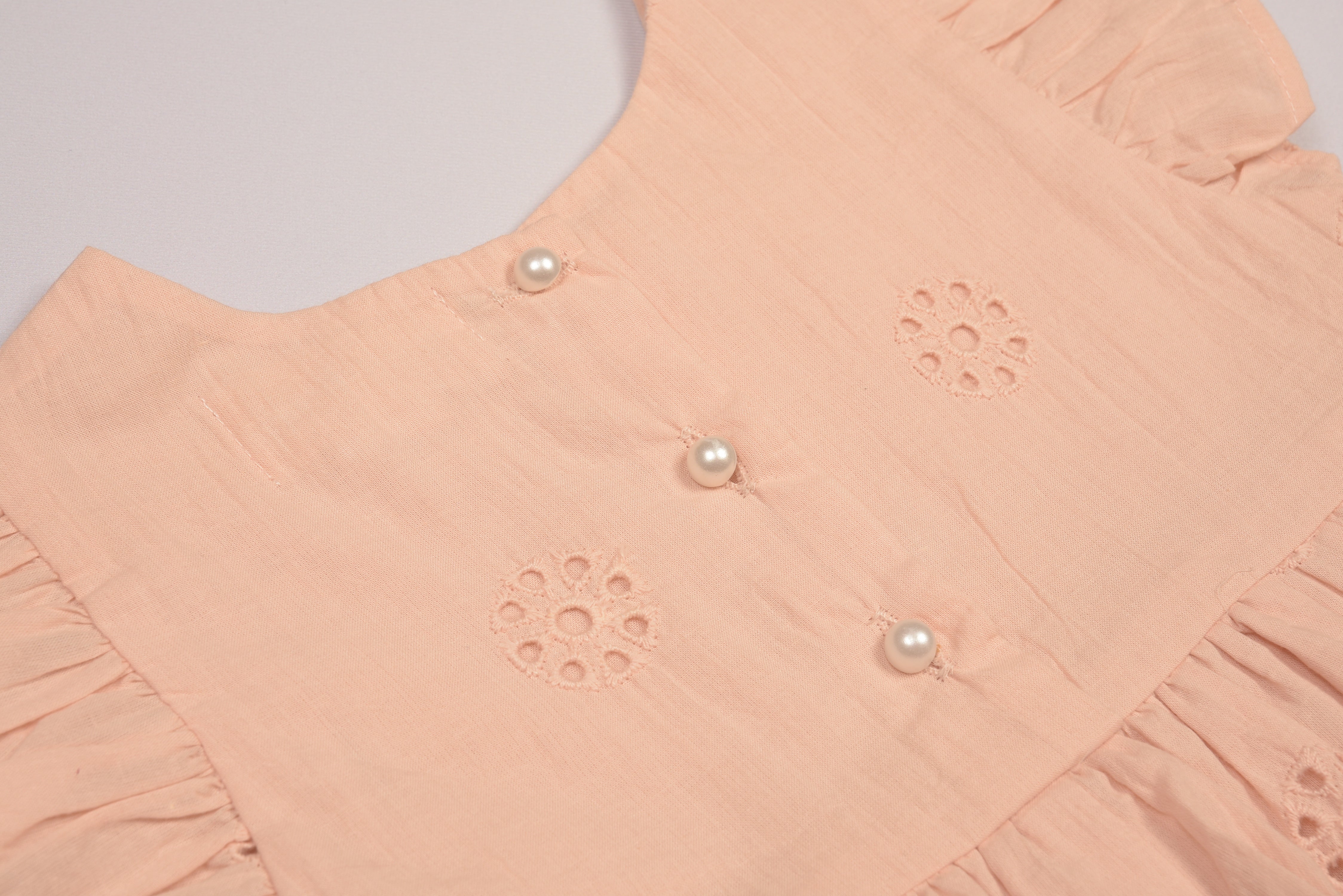 Embroidered Schiffli Romper