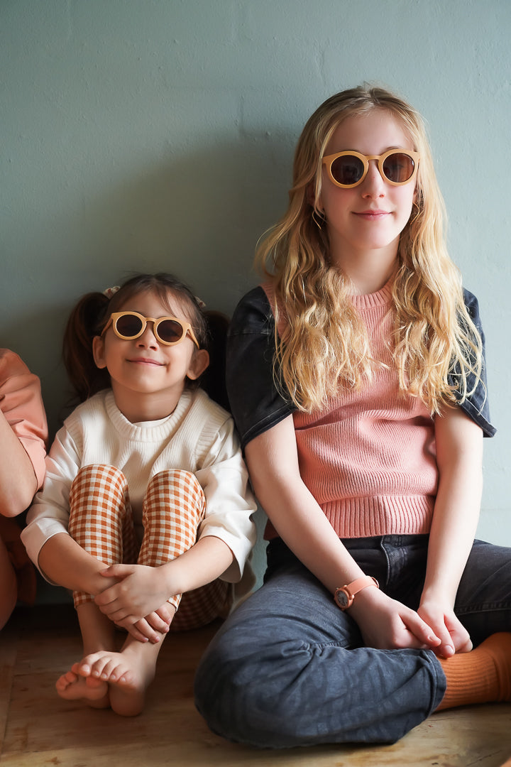 Classic | Sustainable Sunglasses | Plant-based Bendable Polarized - Adult | 15+ Y | Buckwheat