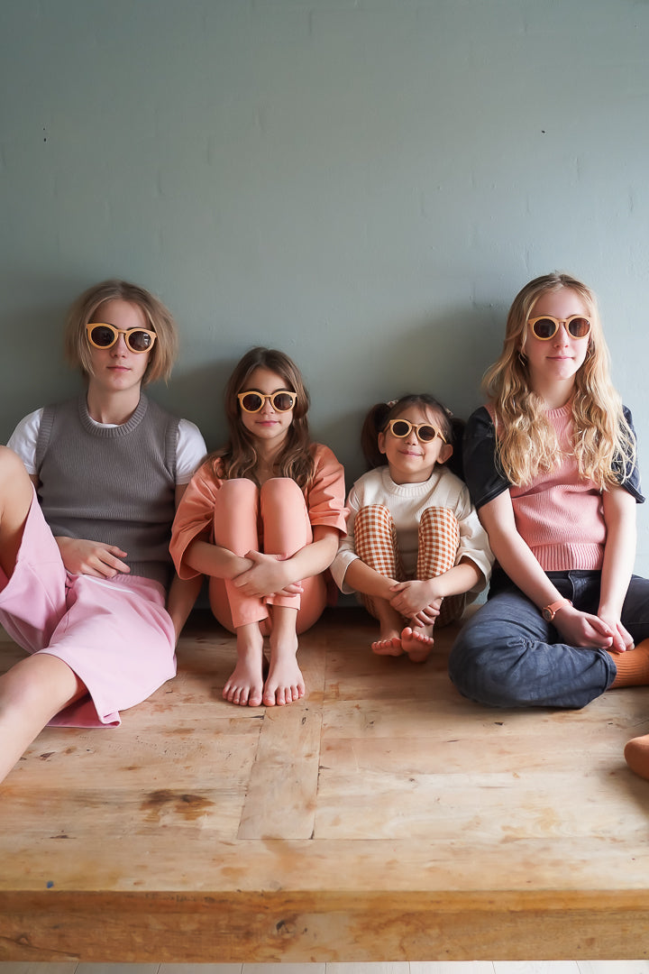 Classic | Sustainable Sunglasses | Plant-based Bendable Polarized - Teen | 9-14 Y | Buckwheat