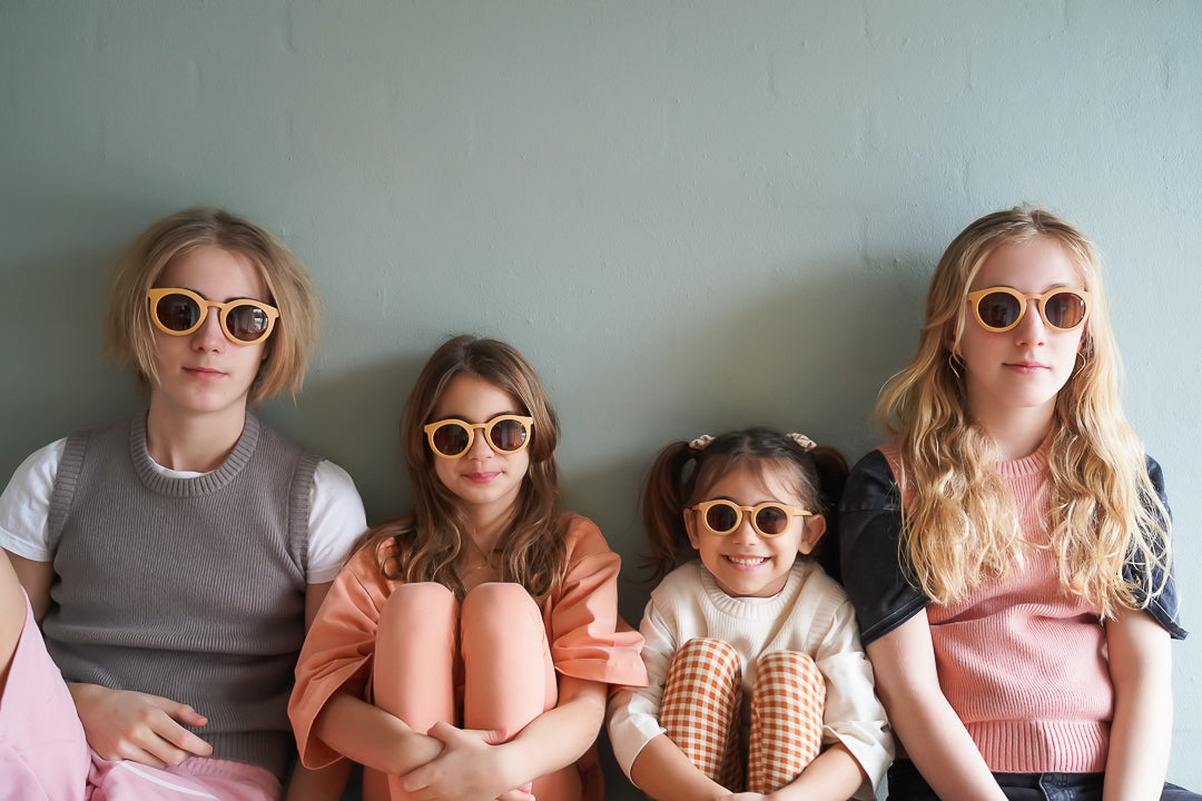 Classic | Sustainable Sunglasses | Plant-based Bendable Polarized - Teen | 9-14 Y | Buckwheat