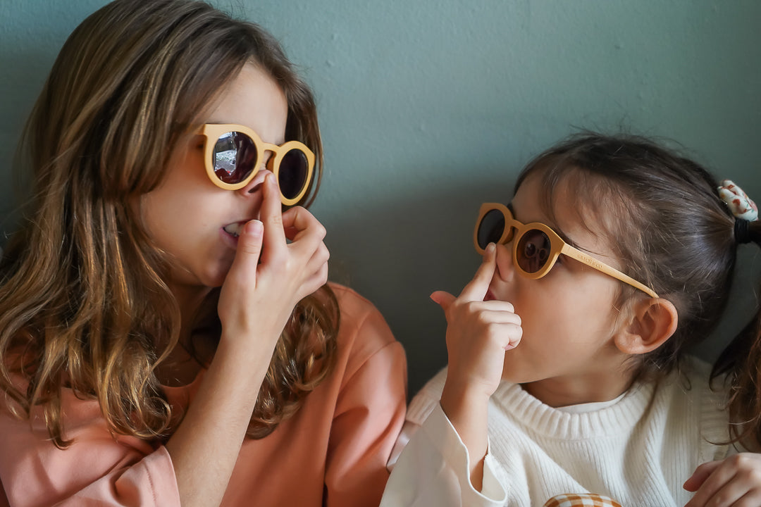 Classic | Sustainable Sunglasses | Plant-based Bendable Polarized - Child | 3-8 Y | Buckwheat