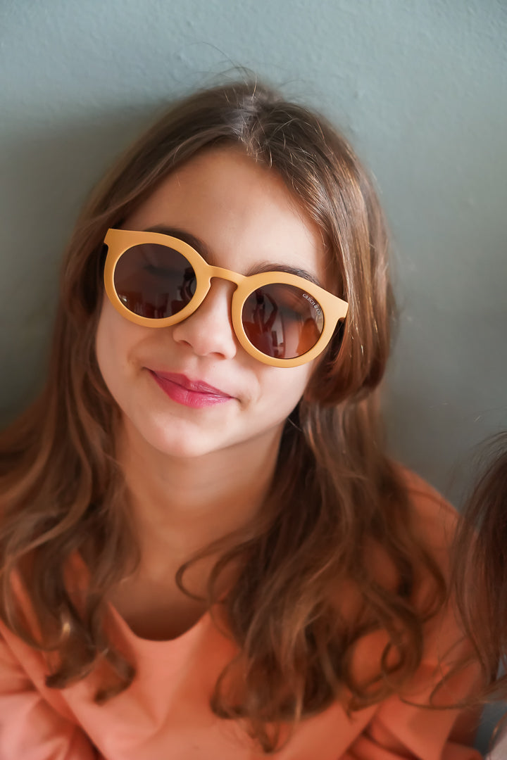 Classic | Sustainable Sunglasses | Plant-based Bendable Polarized - Teen | 9-14 Y | Buckwheat