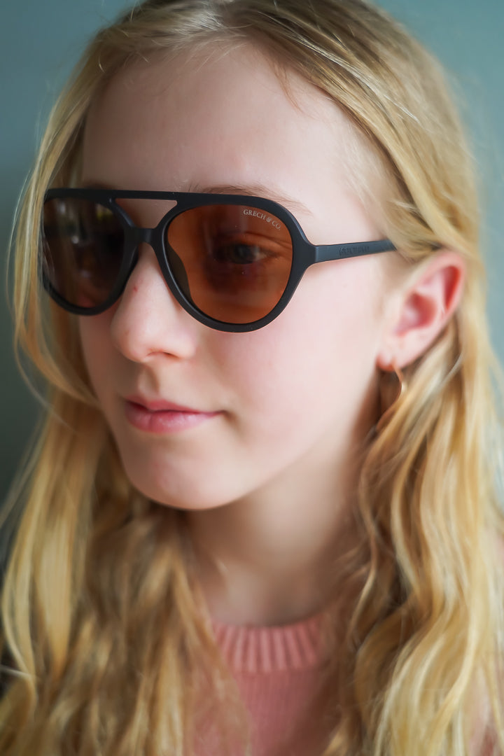 Aviator | Polarized Sunglasses | Teen | 9-14 Y | Black