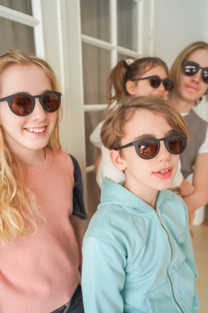 Classic | Sustainable Sunglasses | Plant-based Bendable Polarized - Child | 3-8 Y | Black