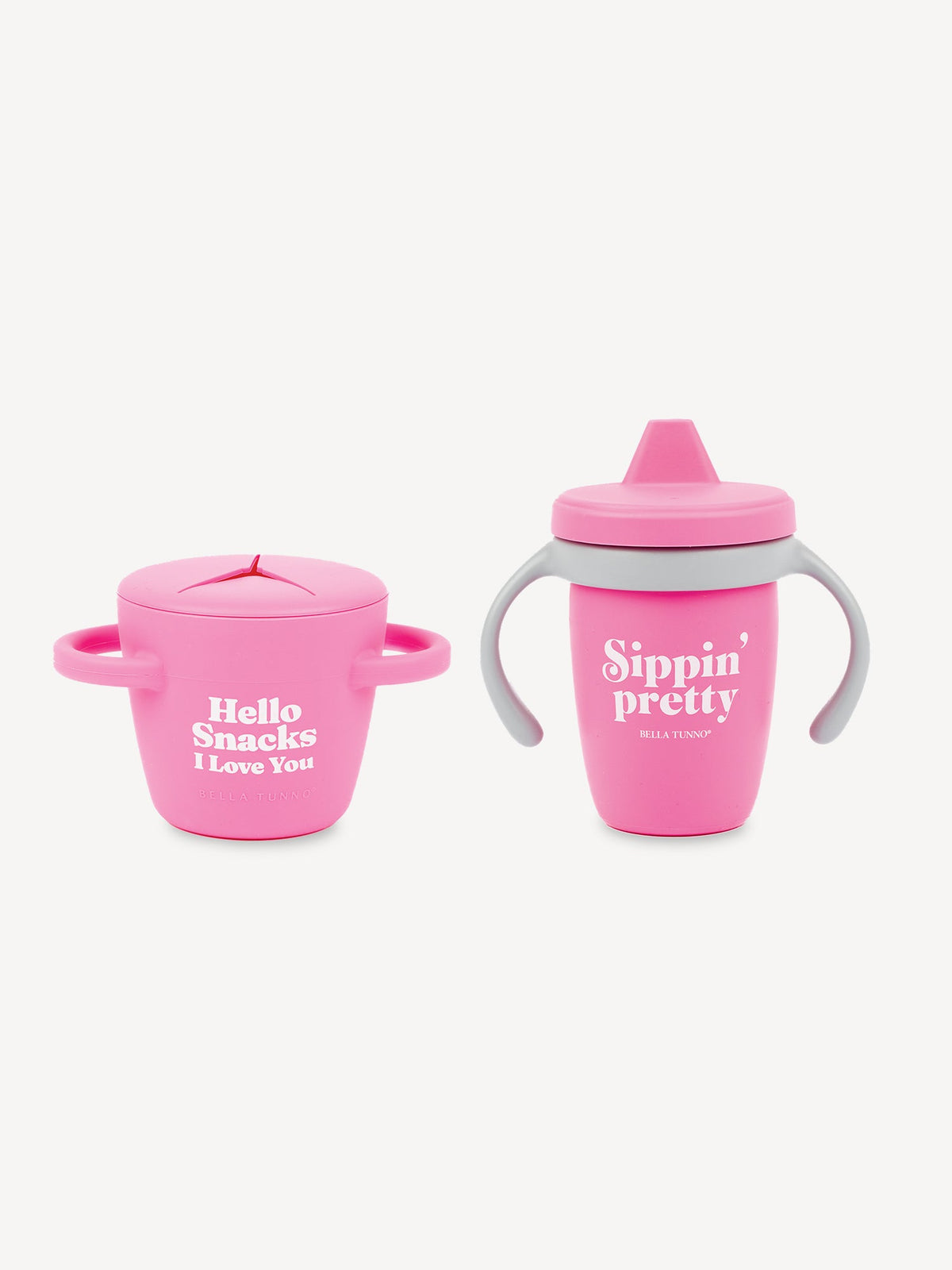 Girl Sip And Snack