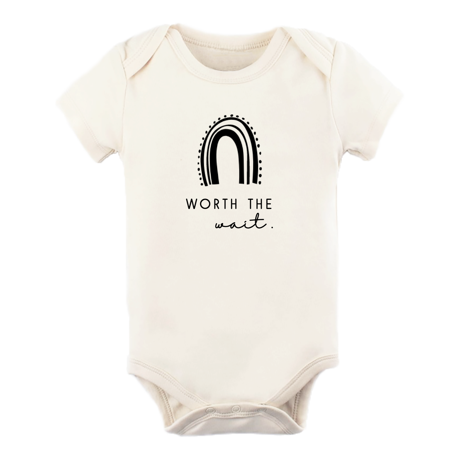 Worth The Wait Rainbow - Organic Cotton Bodysuit