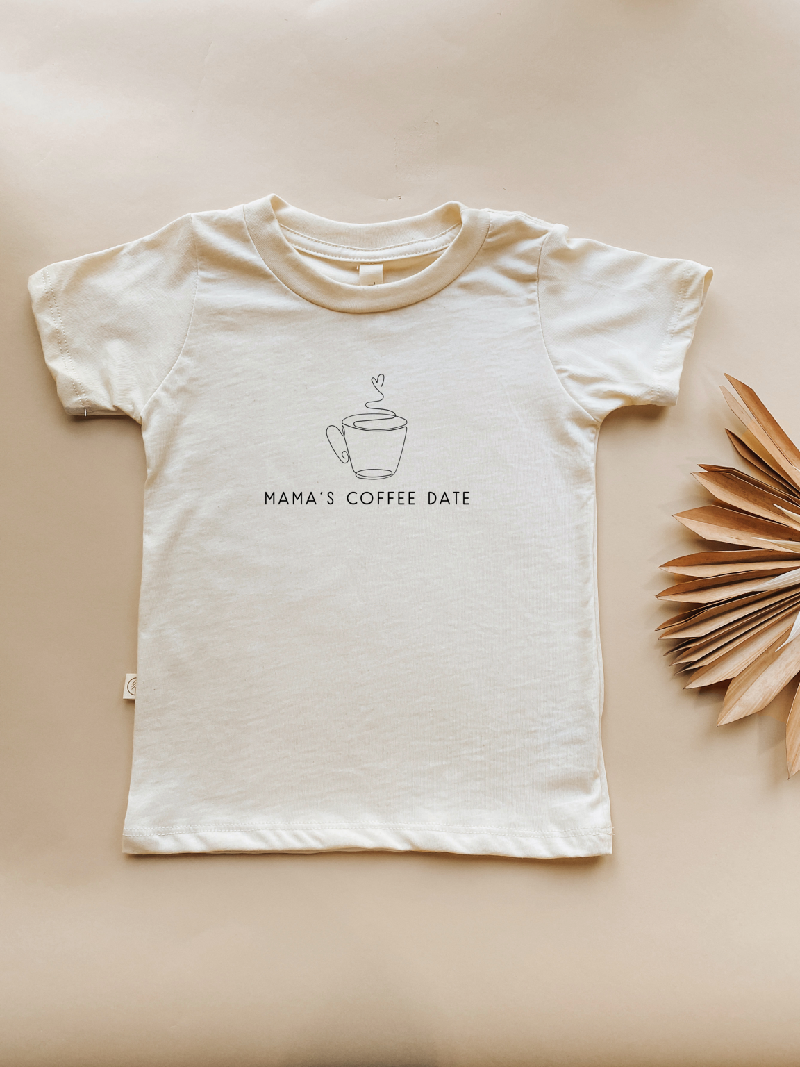 Mama's Coffee Date - Organic Cotton Kids Graphic Tee