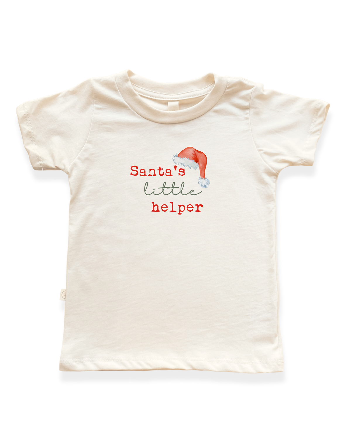 Santa's Little Helper Organic Kids T-shirt