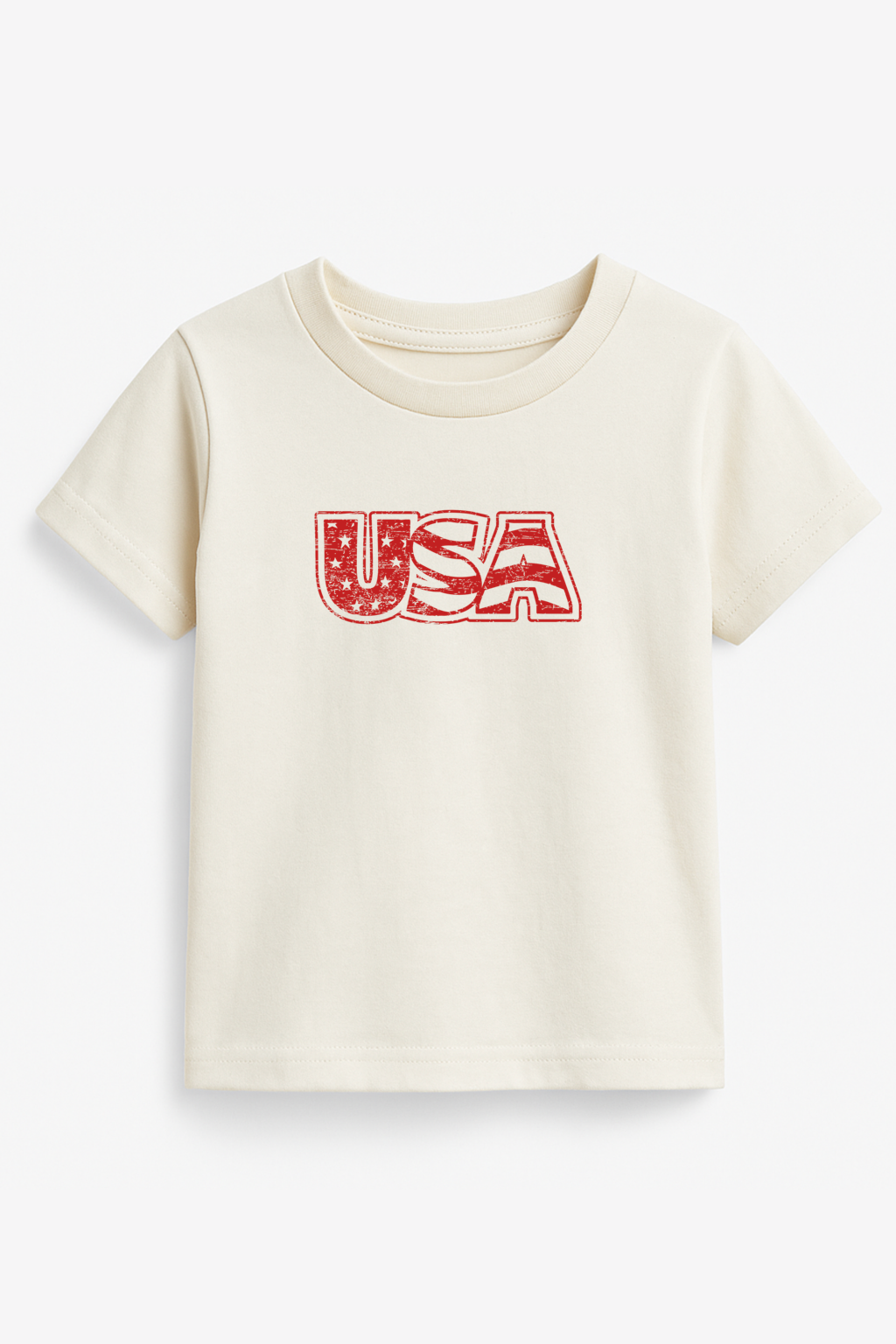 Usa Organic Cotton Short Sleeve Toddler T-shirt