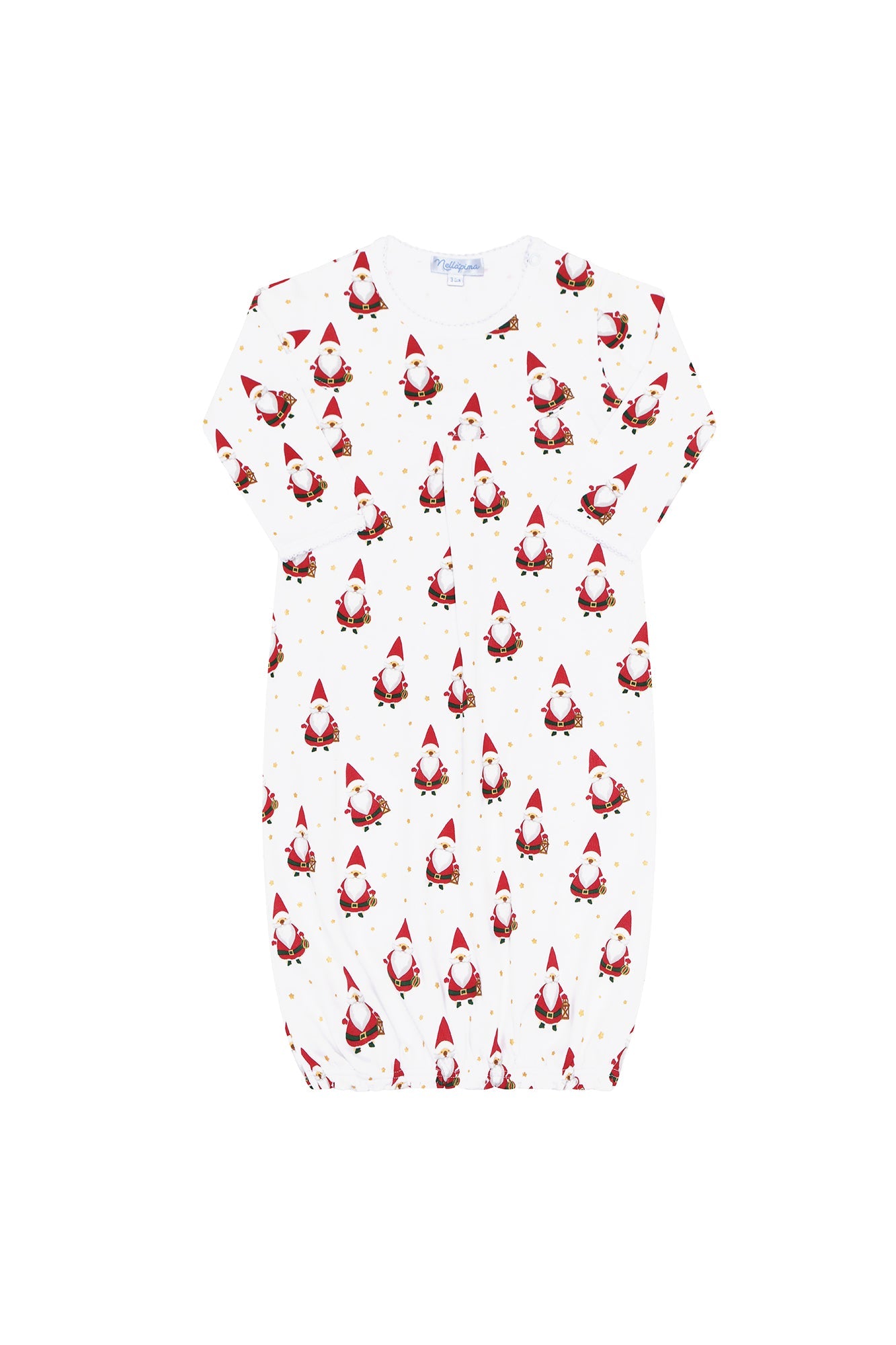 Santa Print Gown