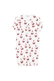 Santa Print Gown