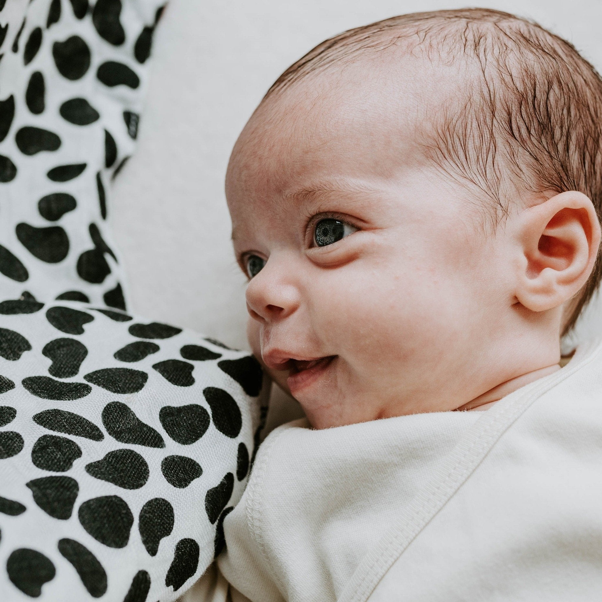 3-pack Animal Print Muslin Squares - For Newborn To 4 Month Old Babies