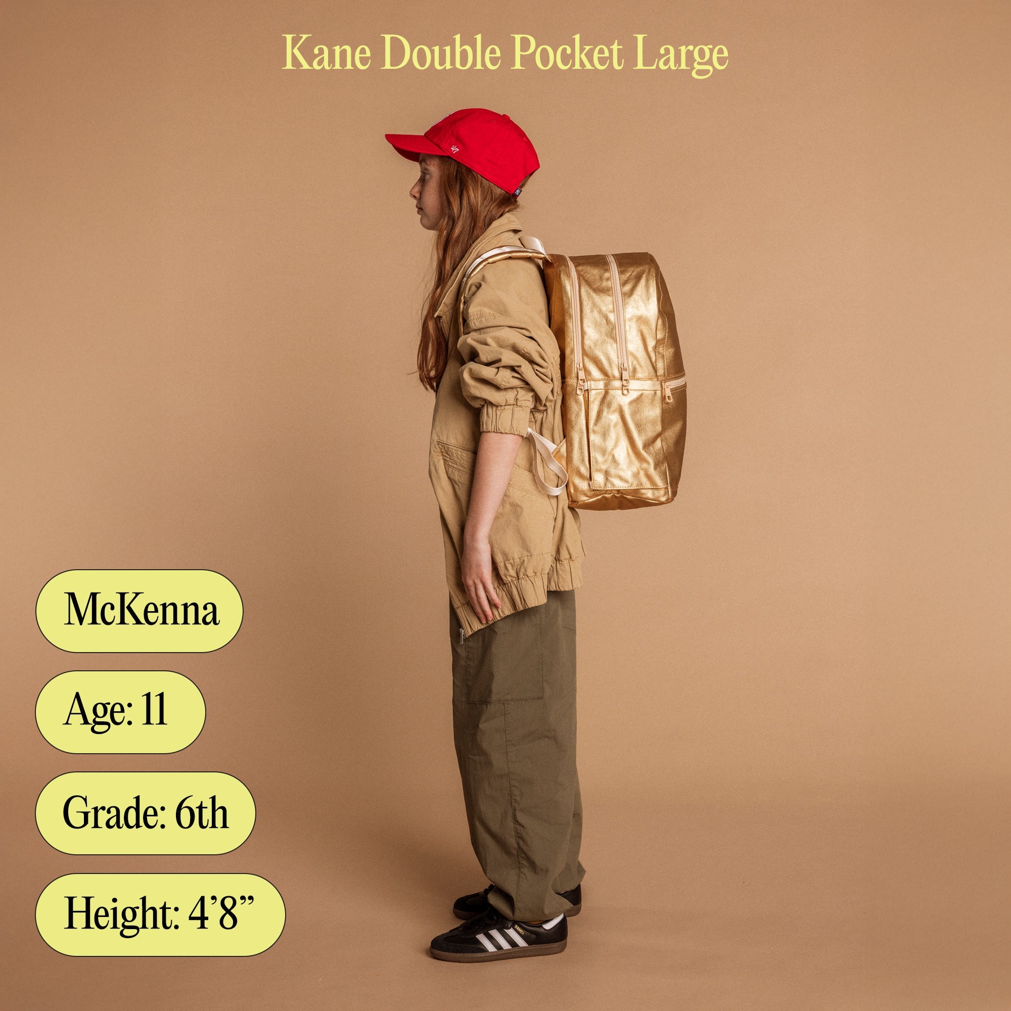 Kane Double Pocket Large Backpack